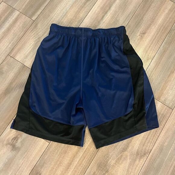 Nike Navy Athletic Workout Running shorts Men Large Bin G-39 - Picture 6 of 6